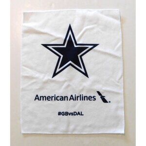 Dallas Cowboys Green Bay vs Dallas Game Day Rally Towel American Airlines White